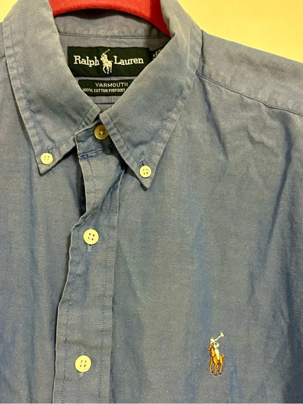Ralph Lauren - Blue Yarmouth Oxford Button Down Shirt - Men’s Sm. - 100% Cotton - Picture 1 of 7